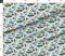 Fishing Pale Blue Scale Boys Fish Summer Lake Outdoors Camping Custom Printed Fabric by Spoonflower Various Fabrics by the Yard or Fat Quarter